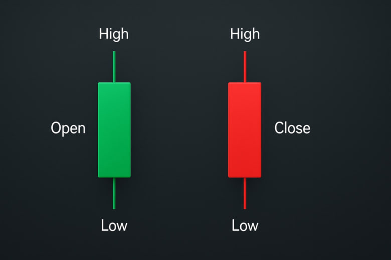 open-close Pojednostavljeno Objašnjenje Svećica na Grafikonu