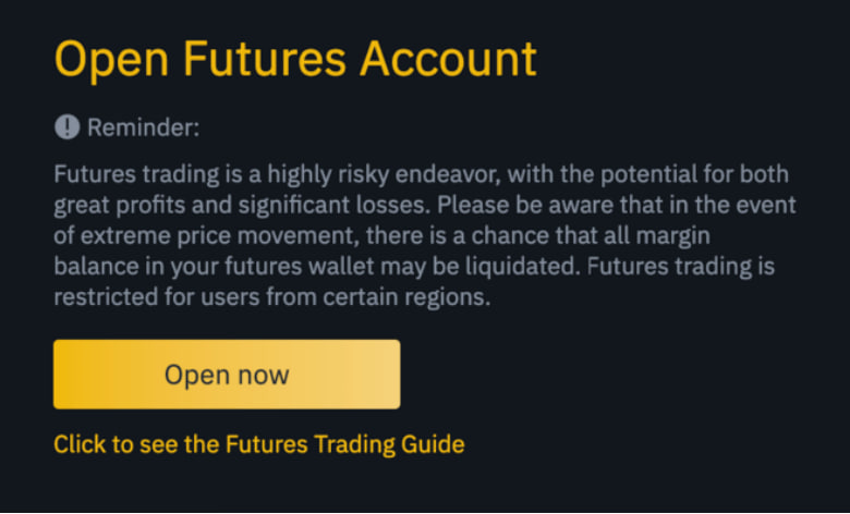 open Vodič za Trgovanje na Binance Futures