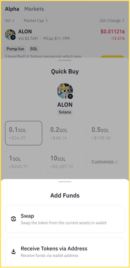 add-funds Šta je Binance Alpha i Kako Funkcioniše?
