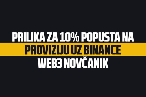 Prilika za 10% popusta na proviziju uz Binance Web3 novčanik
