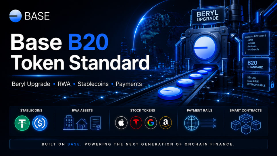 base Što je Base B20? Novi token standard koji može promijeniti Base ekosustav