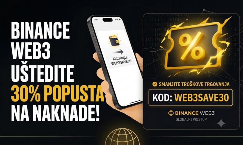 web3-wallet Binance Web3 Novčanik Referral Kod 2026: Kako Aktivirati Kod WEB3SAVE30 i Uštedjeti 30% Na Naknadama?